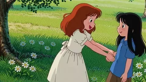 AI Video from prompt: Girl snagging girl