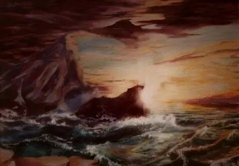 AI Video from prompt: the camera ascends revealing more of the coastli