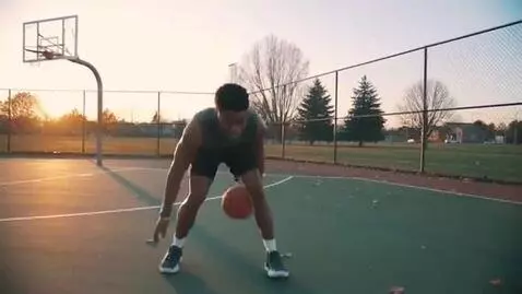 AI Video from prompt: Basketball and exercise