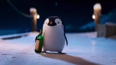 AI Video from prompt: Penguen must be so drunk