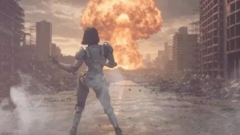 AI Video from prompt: The girl is dancing a slow dance