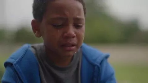 AI Video from prompt: the boy crying