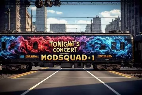 AI Video from prompt: Train Carts travelling down the track on a sunny