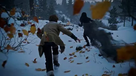 AI Video from prompt: In a whirlwind of events, a fleeting shadow appe