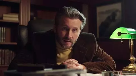 AI Video from prompt: An episode from a Russian-language documentary a