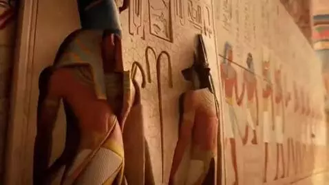 AI Video from prompt: Cinematic realistic video, ancient Egyptian temp