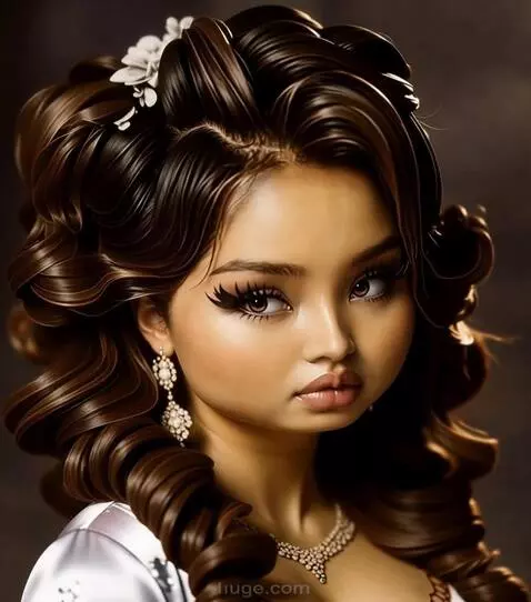 AI Video from prompt: A woman poses in studio from various angles, qui