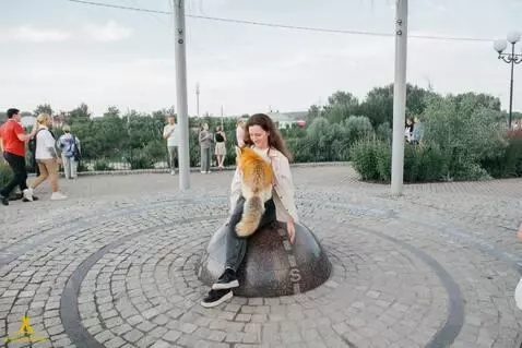 AI Video from prompt: A fox runs out of the bushes and jumps into the 