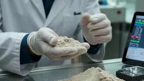 AI Video from prompt: "5-second cinematic video. Laboratory testing of