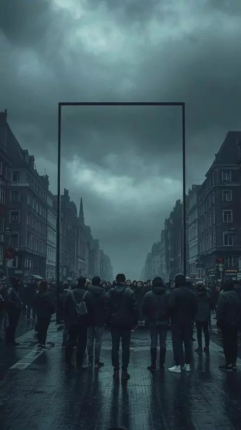AI Video from prompt: People are arguing, shouting, and waving their a