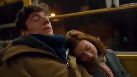 AI Video from prompt: Drun and Ch got on the tram to Molochnoye villag