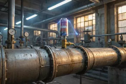 AI Video from prompt: Interior of a modern industrial facility. A hori