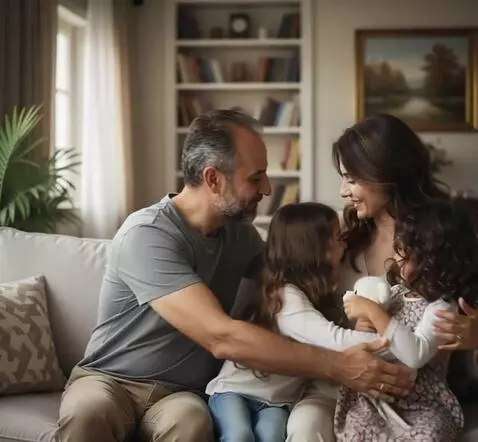 AI Video from prompt: Create a realistic cinematic 15-second family sc