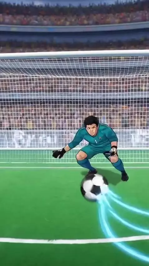 AI Video from prompt: He play football vs Argentina and score