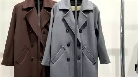 AI Video from prompt: put these two coats on two different girls and h
