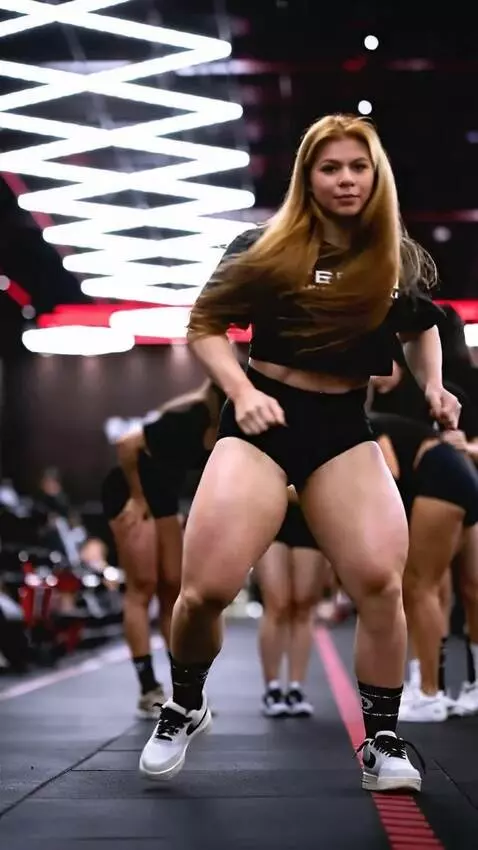 AI Video from prompt: two girls fight each other in an mma styleand on