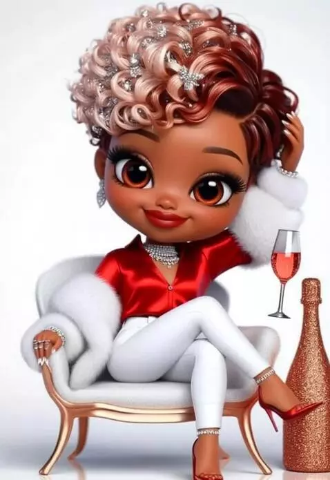 AI Video from prompt: The Girl smiles, fixes her hair and raises a gla