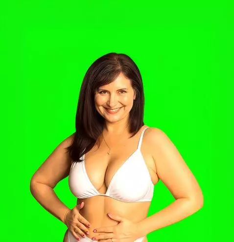 AI Video from prompt: the camera is stationary, a smiling woman, she m