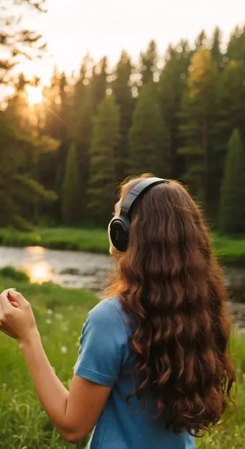 AI Video from prompt: girl dancing  and look at camera and smile