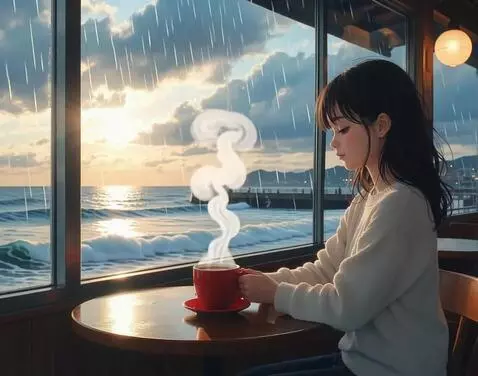 AI Video from prompt: The subject in the photo is a girl sitting in a 