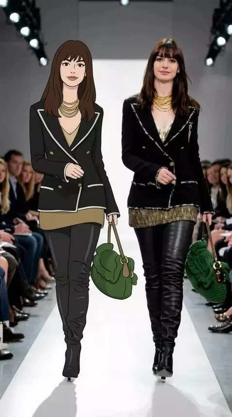 AI Video from prompt: Two Girls walk straight ahead