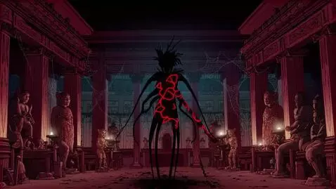 AI Video from prompt: An anime-style illustration"Enigmatic death deal