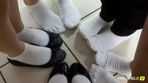 AI Video from prompt: Shoes Off And Socks Off And Wiggle Toes