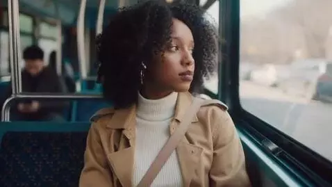 AI Video from prompt: Hot girl on a bus