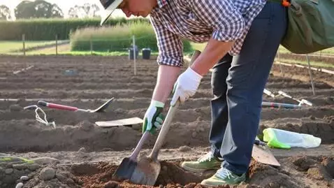 AI Video from prompt: Create a video showing how to plant peanuts.