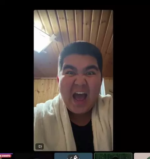 AI Video from prompt: The boy starts swearing and shouting in Kazakh.