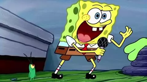 AI Video from prompt: An yellow sponge name Spongebob original 2005 (t