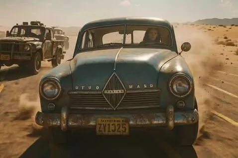 AI Video from prompt: Mad Max style chase