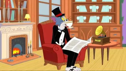 AI Video from prompt: Create an animated video: a cat wearing a top ha