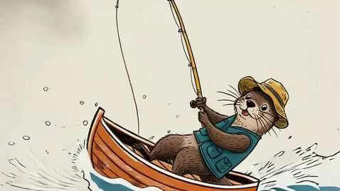 AI Video from prompt: A children's animated scene in a scruffy charcoa