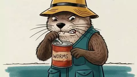 AI Video from prompt: A children's animated scene in a scruffy charcoa