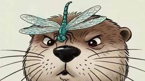 AI Video from prompt: A children's animated scene in a scruffy charcoa