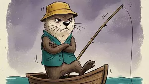 AI Video from prompt: A children's animated scene in a scruffy charcoa