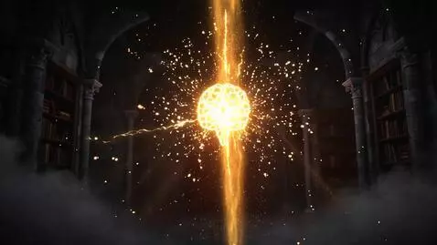 AI Video from prompt: Cinematic 5-sec intro for "TheCryptMind" dark ps