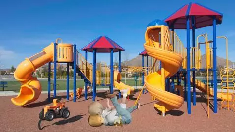 AI Video from prompt: Toddler boys fight,clinch and roll over each oth