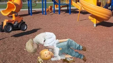 AI Video from prompt: toddler boys fight,roll over each other