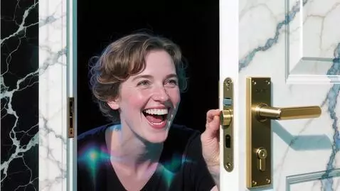 AI Video from prompt: Person'sgreatest joys emerge, as the open a door