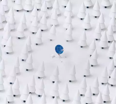 AI Video from prompt: the trees are swaying a little, no camera moveme