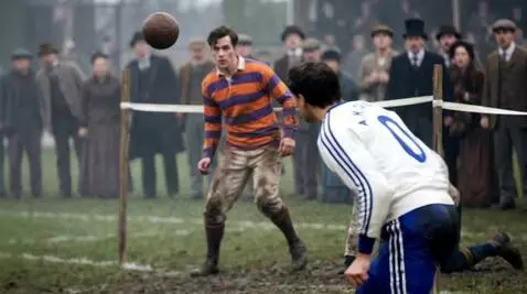 AI Video from prompt: Visual Action: Morton Betts (A.H. Chequer) burst