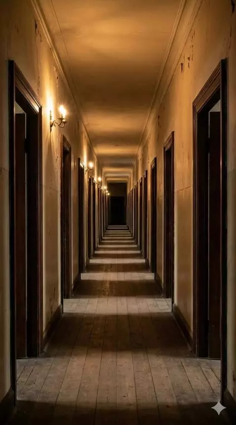 AI Video from prompt: Slow, steady camera dolly forward down the endle