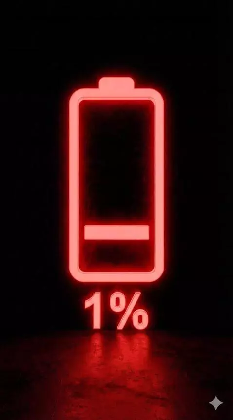 AI Video from prompt: A red-colored horizontal bar labeled exactly “1%