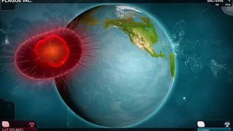 AI Video from prompt: Plague inc bacteria story