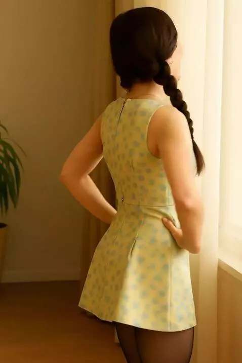 AI Video from prompt: the girl is spinning and laughing