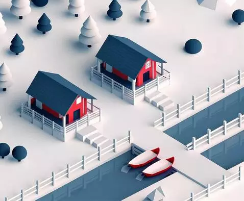 AI Video from prompt: make this image come alive. The boats gently flo