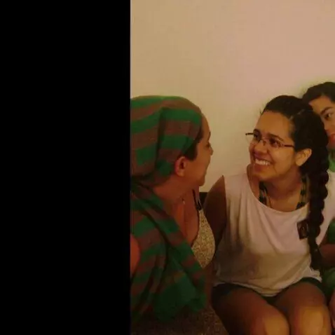 AI Video from prompt: Both women stand up and hug