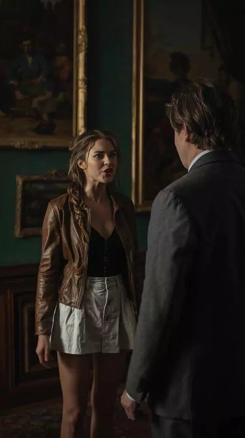 AI Video from prompt: A woman and a man are arguing. **The camera quic